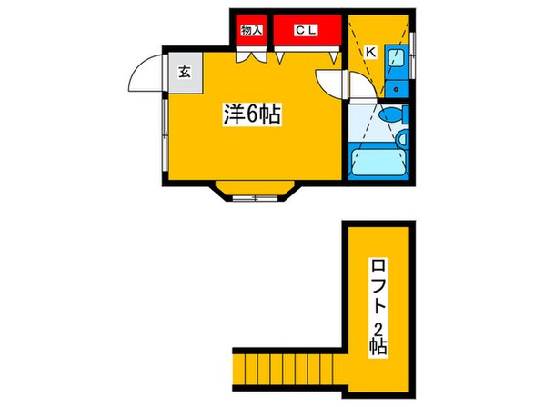 ローズマンション２５番館の物件間取画像